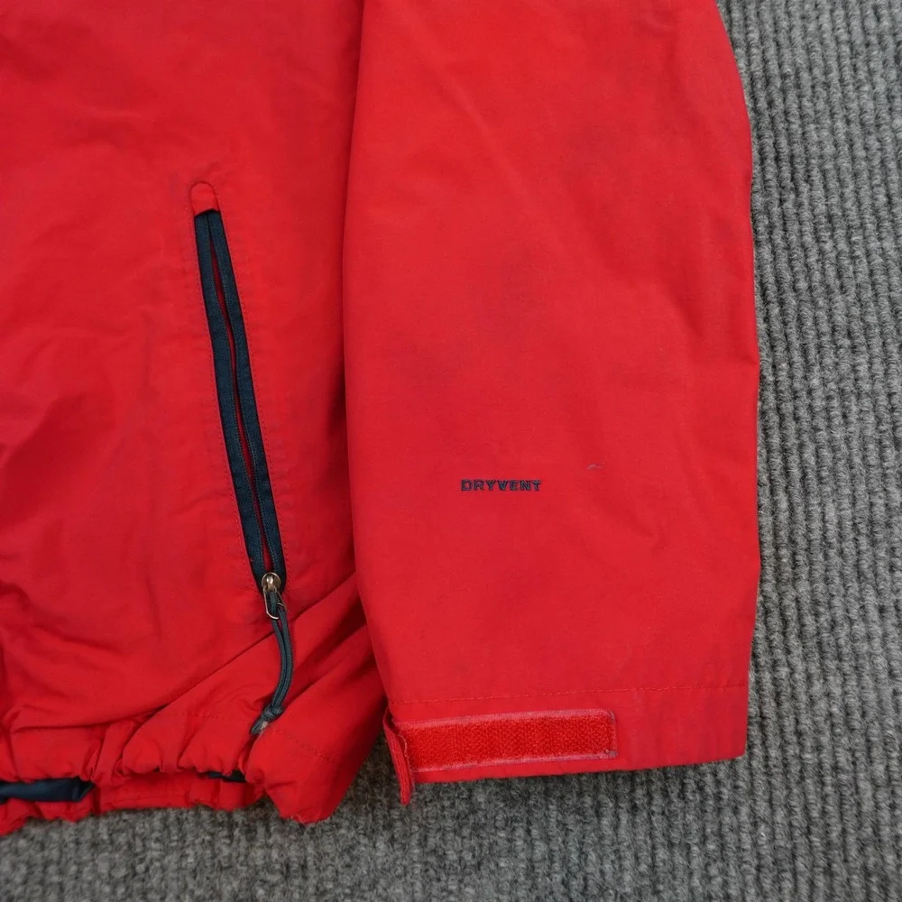 The North Face Jacket Mens Large Red DryVent Hooded Insulated Waterproof Ski